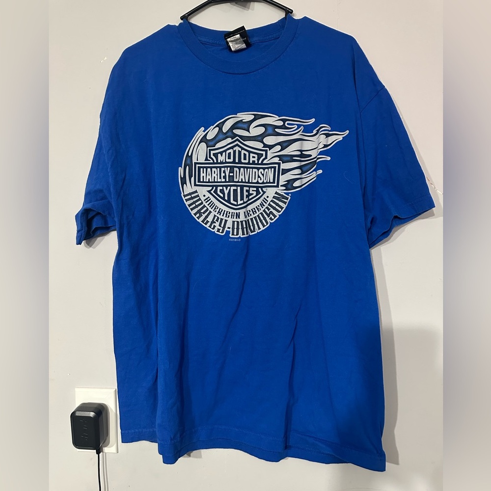 Harley-Davidson Blue Men's T-Shirt
